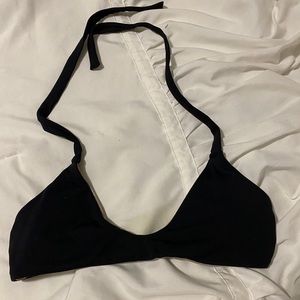 Midori black bikini top
